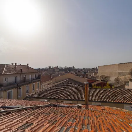 Le Belvedere Nimois Veranda Et Vue Sur Les Toits Clim Centre-ville Apartmán Nîmes