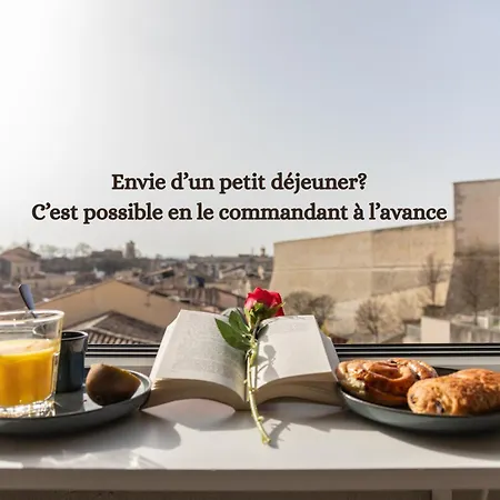 Le Belvedere Nimois Veranda Et Vue Sur Les Toits Clim Centre-ville Apartmán Nîmes
