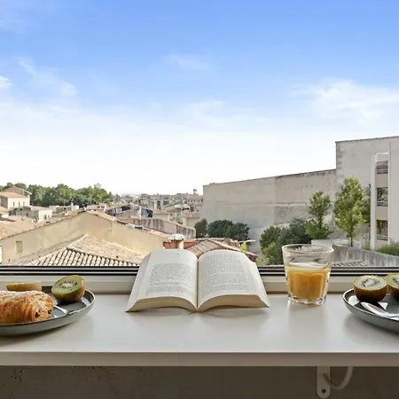Apartmán Le Belvedere Nimois Veranda Et Vue Sur Les Toits Clim Centre-ville